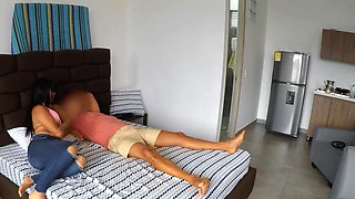 Amateur Latina Bounces On Huge Dick