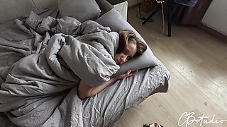 Oh NO! dont CUM inside me...fat stepDAD cock for stepDAUGHTER's petite CREAMY pussy