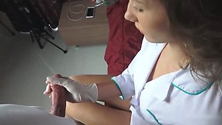 Sexy Nurse Angel The Dreamgirl Handjob in White Dress POV HD