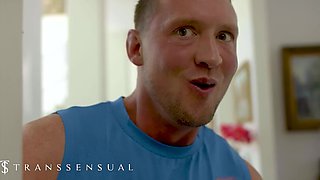 TRANSSENSUAL - Foxxy Catches Pierce Pounding Jewelz Blu And Joins The Joy For A Sizzling Three-way
