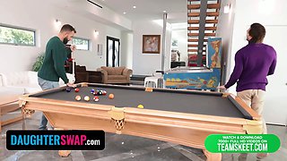 Stepfathers train their daughters how to fuck - daughterswap