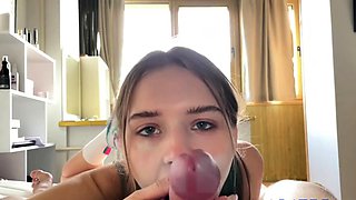 Blowjob in Sneakers with a Side of Foot Fetish Fun