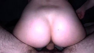 Jumping on Dick Before Bedtime, Cumming on Her Ass