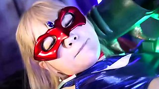Blonde fetish slut in lingerie dances