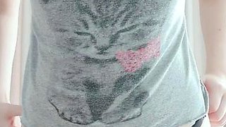 Hot amateur teen butt plug solo play