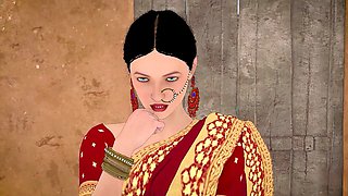 Dhongi Baba satisfied the craving of the desi bhabhi's cootchie in the ashram