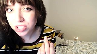 Brunette Solo Webcam Masturbation