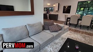 Step mummy with massive melons Alexa Payne helps nasty step son with his pulsing boner - pervmom