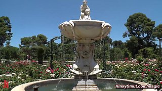 Blond spanked and butt sex copulated