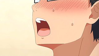 Hentai: Sexy Buxom Otaku Babe Lets Her Virgin Classmate Fuck Her While She's Reading Manga