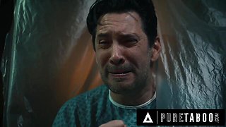 Threesome sex with cheerful Tommy Pistol and Ashley Lane from Pure Taboo