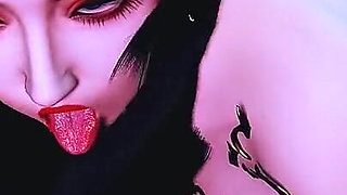 Goddess of Fantasy Bliss: 3D Curves Glow - 3D Animation Hentai