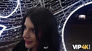 Exotic beauty fulfills dreams with tight passion on a massive thrill