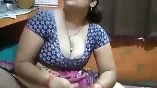 Desi Bhabhi legs wide open in front of her Son!!