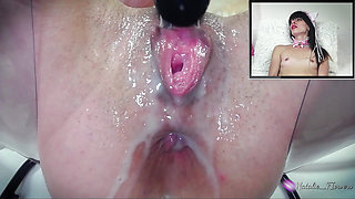 PUSSY and Clit stimulation with Vibrator Hitachi, I'm ready to Squirting Orgasms
