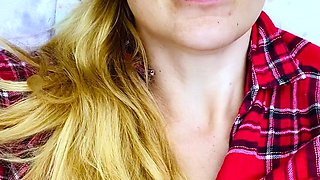 Small titted brunette amateur anal nailed at home