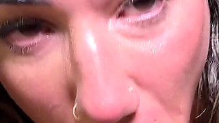 Cheating Girlfriend Sloppy Blowjob and Titfuck