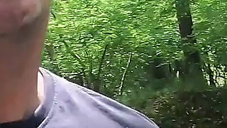 Teasing My Femdom Slave in the Woods