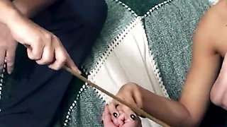 Bondage and Spanking Natasha with Bastinado and Whipping