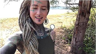 Beach Tattooed Naked Bitch Public Anal Big Toys, Solo Gape, Motorbike Ride With Lily Lu