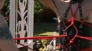 Bondage hanging out whipping humiliating
