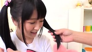 Skinny Japanese Teen Fingered and Fucked