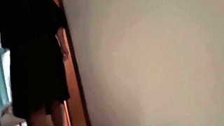 Door Left Open - Stepmom Pee Collection for Her Stepson