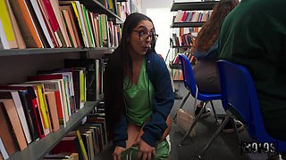 Kai's Wild Library Passion in a Sneaky Public Encounter
