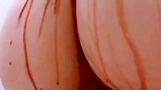 Amateur shower and masturbation
