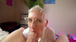 Emily Candys Swallows Her First Blowjob Ever