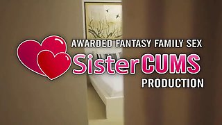 Big Titty Stepsister Desperate for Money