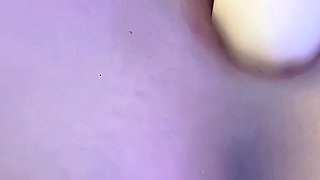 Dildo Through Nylon: Wet and Kinky