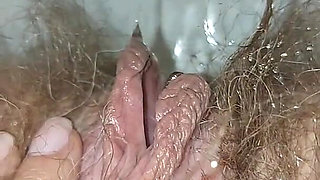 Pissing Woman, Hairy Pussy Pissing