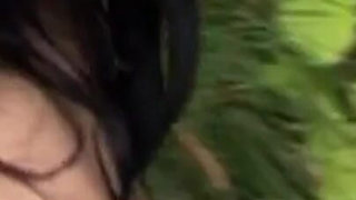 Mature Brunette MILF Takes Thick Cock Poolside