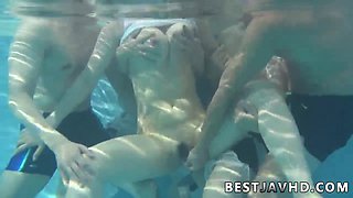 Wow! Watch Suzuna Komiya, that naughty Asian slut, give blowjobs by the pool in this Japanese xxx clip.
