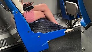 Sexy Legs on the Bus