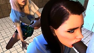 Horny 3D punk rock stud getting fucked hard anally