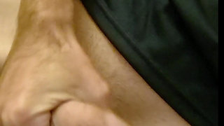 I Wank Outside My Step Sisters Bathroom to See if She Will Touch My Dick or Ask Me to Leave