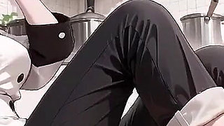 Redhead Chef's Kitchen Secret: From Lazy Poses to Naked Climax