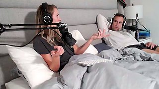 Amateur blonde blowjob and deepthroat