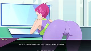 Hentai fun with Loveskysan69real in a wild standing position