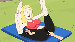 Rick and Morty - a Way Back Home - Sex Scene Only - Part 37 Beth Yoga Masturbation by Loveskysanx
