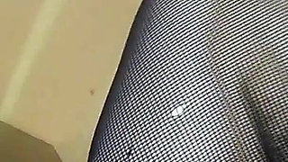 Handjob Hairy Pussy in Fishnet Stockings - Ginnagg