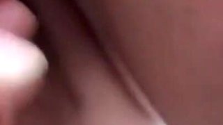 Chubby old woman uses toilet brush to masturbate