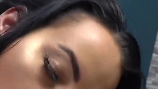 Tattooed Busty MILF Playing with a Big Dick in POV