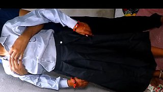 Desi Indian School Girl in Mini Skirt Tight Pussy Fuck with Boyfriend in OYO Room - Rakul008