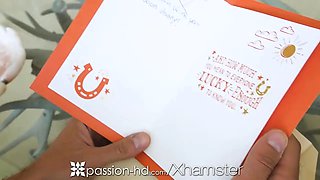 PASSION-HD Fathers day DICK SUCKING gift with step daughter
