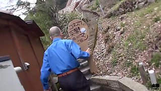 Haruka Aizawa Japanese MILF No Panties Outdoor Pick Up Huge Tits