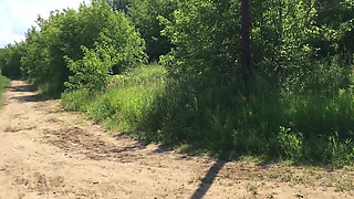 POV Amateur Teen Sucks Dick and Swallows All My Cum Outside