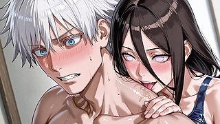 Gojo (jjk) X Hanabi (naruto)